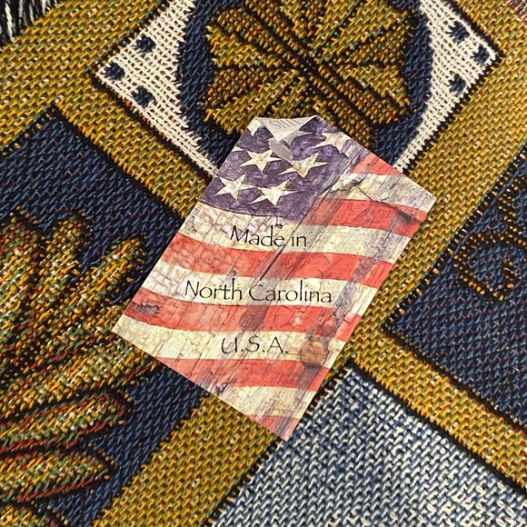 THE MANUAL WOODWORKERS & WEAVERS 23RD PSALMS TAPESTRY THROW. 50 x 60 - Picture 8 of 11